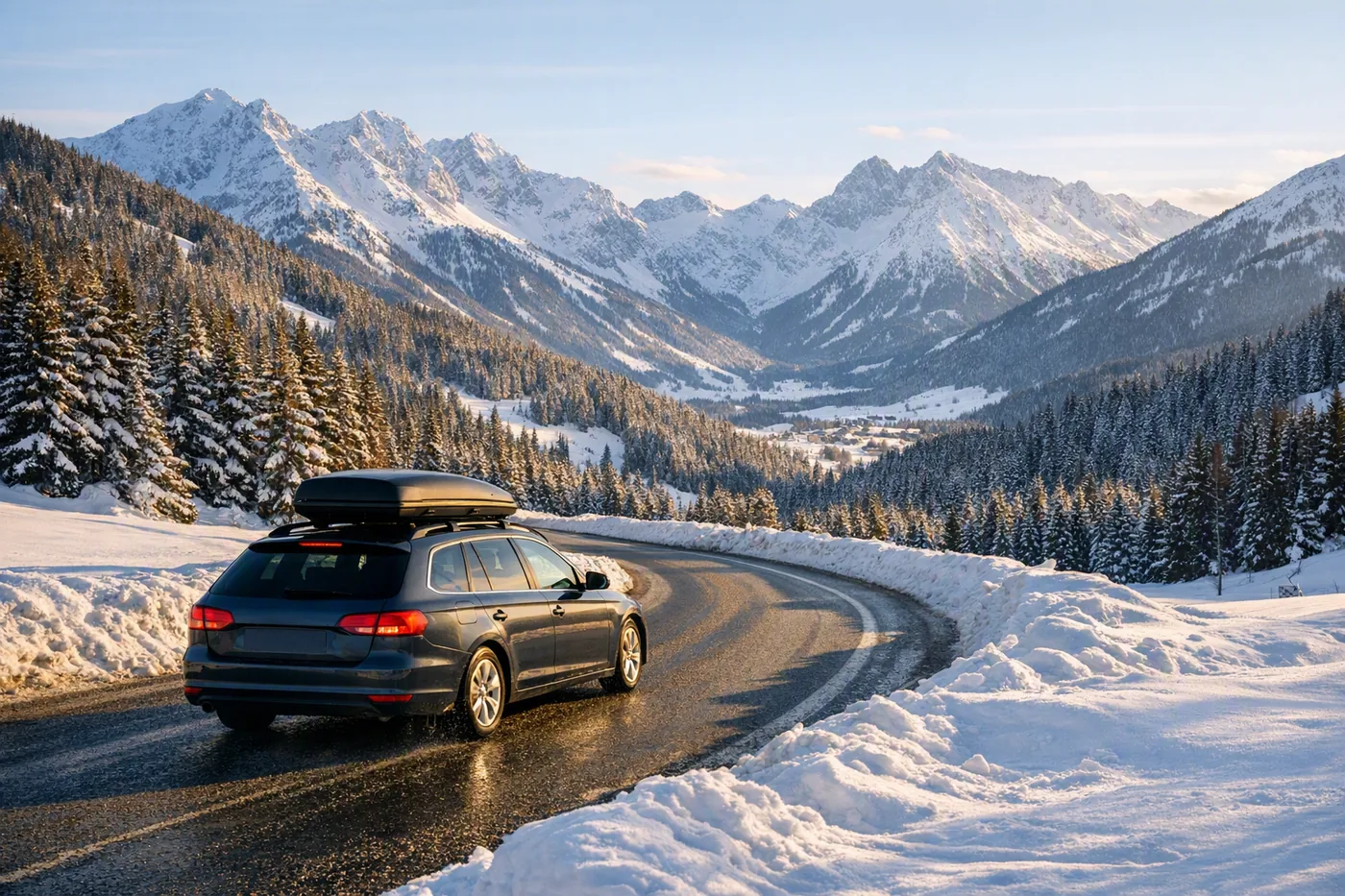 Se rendre dans les Alpes en voiture