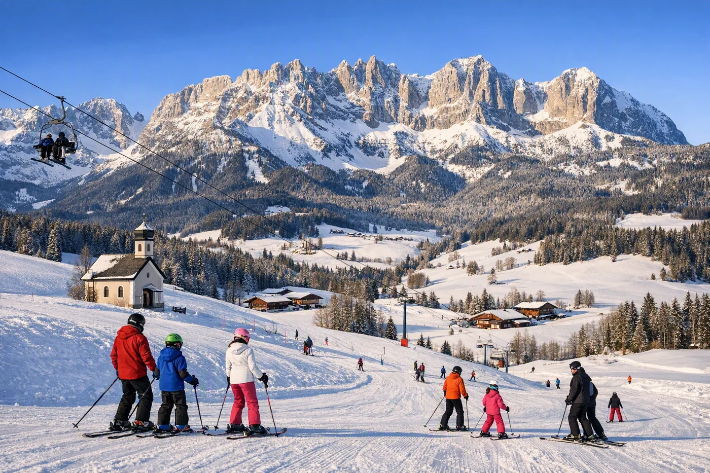 Séjour au ski à Ellmau i Autriche