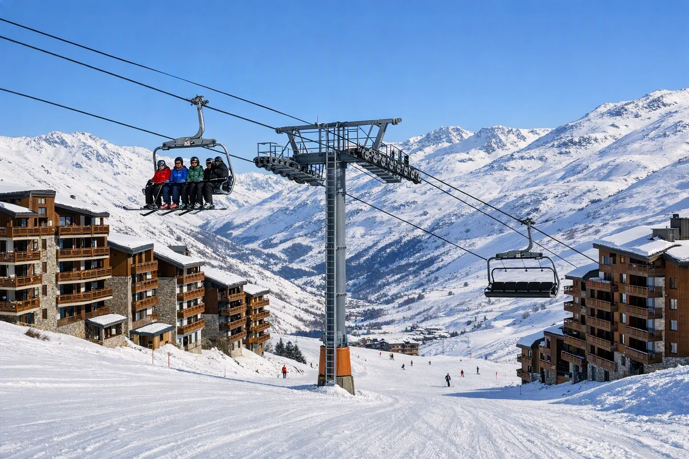 Séjour au ski à Les Menuires i France