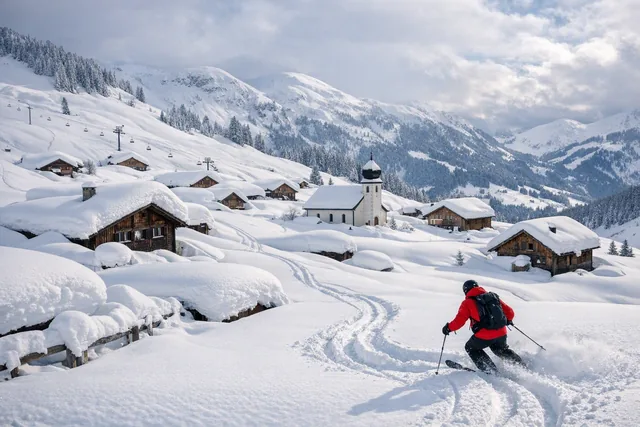 Séjour au ski à Damüls
