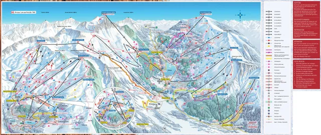 Plan des pistes Arosa Lenzerheide