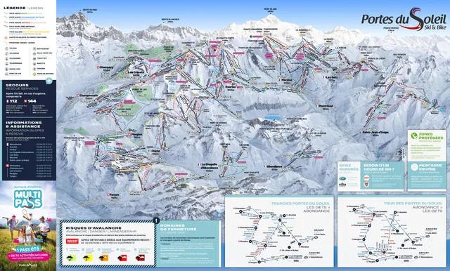 Plan des pistes Avoriaz