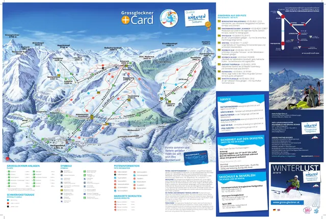 Plan des pistes Heiligenblut