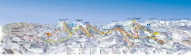 Plan des pistes Maria Alm