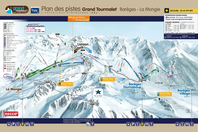 Plan des pistes Samoëns