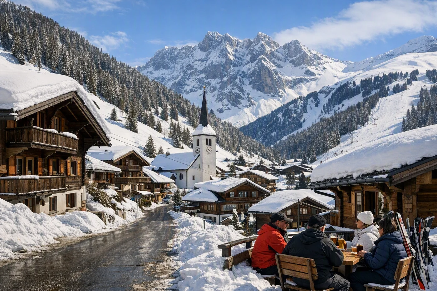 Séjour au ski à Adelboden i Suisse