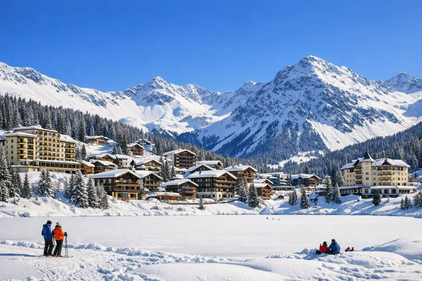Séjour au ski à Arosa i Suisse