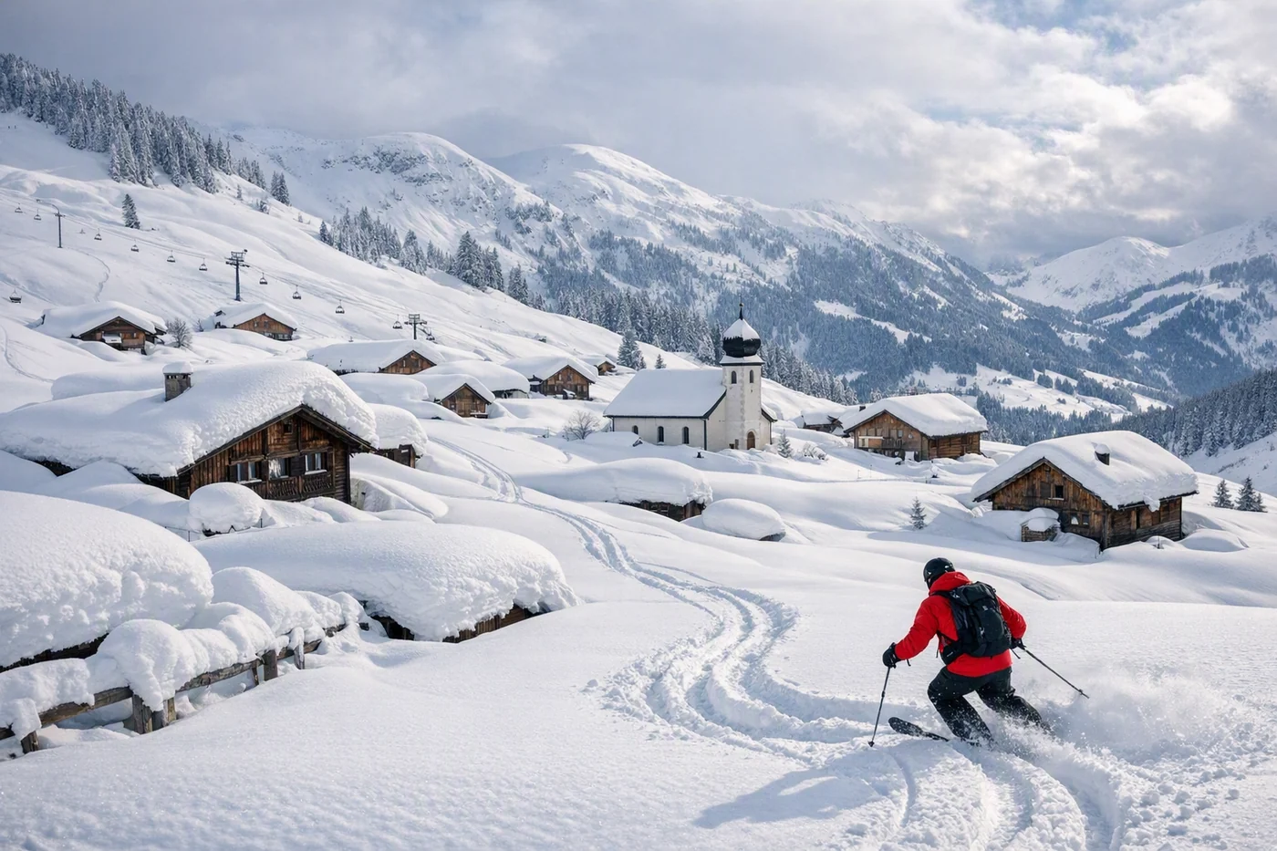 Séjour au ski à Damüls i Autriche