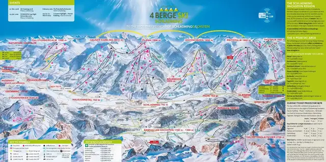 Plan des pistes Schladming