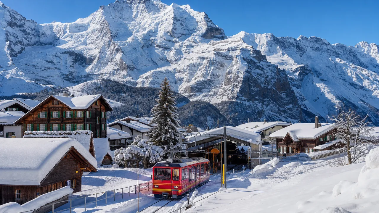 Séjour au ski à Wengen i Suisse